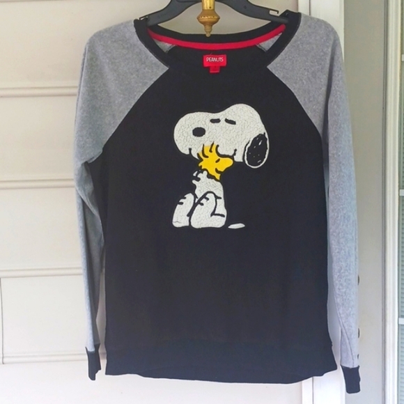 Peanuts women's fleece long sleeve top size S - Picture 1 of 11